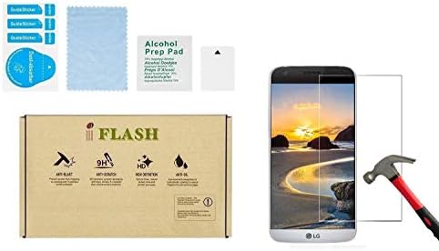 (2 Paket) LG G5 Cam Ekran Koruyucu, iFlash 2 Paket Premium Temperli Cam Ekran Koruyucu LG G5-Çiziksiz, Kabarcıksız - %99.99