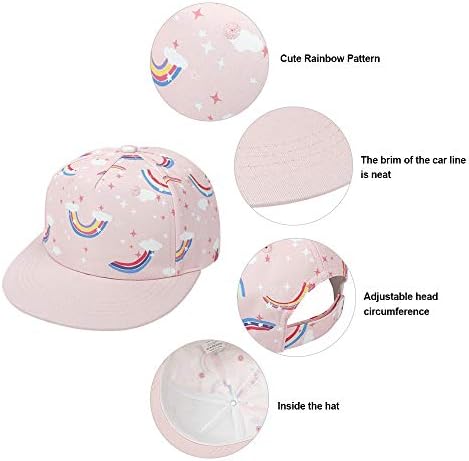 upeılxd çocuklar beyzbol şapkası Toddlers şapka Erkek kız Yaş 2-8 için Ayarlanabilir Kayış ile