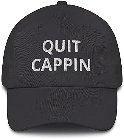 CreativeTees4You Çıkın Cappin Komik Argo Genç Genç Işlemeli Baba Şapka Ayarlanabilir Pamuk Kap