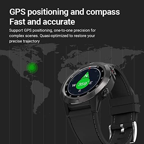 Liaoxig Akıllı Telefonlar SMA-M4 1.3 inç IPS Renkli dokunmatik ekranlı akıllı saat, IP65 Su Geçirmez, Destek GPS / nabız monitörü