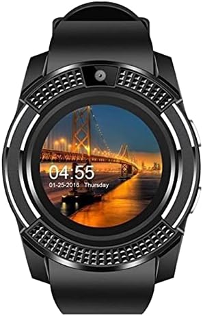 Niaviben bluetooth akıllı saat Dokunmatik Ekran Spor Su Geçirmez Kamera Smartwatch Destek Mikro SIM Android Siyah