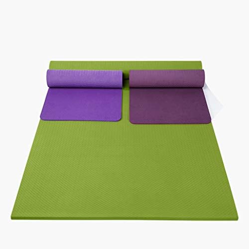 Hyococ Yoga mat Yoga Mat Tatsız TPE yoga matı Kalınlaşma Uzatma Genişletme 61 CM Yeni Başlayanlar Kaymaz spor spor matı spor