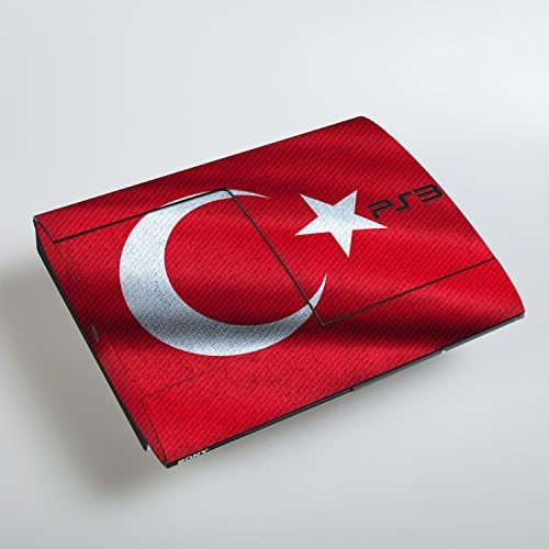 Sony Playstation 3 Superslim Design Skin Türkiye bayrağı Çıkartma Playstation 3 Superslim için