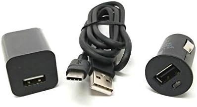 İnce Seyahat Araba ve Duvar Şarj Kiti Bang & OLUFSEN Beolit 17 için Çalışır USB Tip-C Kablosu içerir! (1.2A5. 5W)
