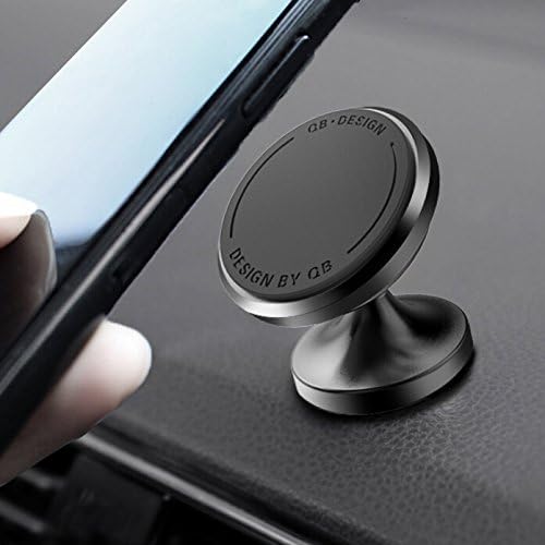QBUC Manyetik Araç Telefonu Montaj, 2 in 1 Tasarım Kullanarak Sağlam Kauçuk ile 360 Ayarlanabilir Evrensel telefon Standı ile