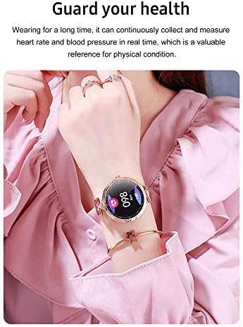 LONGLU akıllı saat Android Telefonlar için, kadın spor ızci ile Kan Basıncı Kalp Hızı IP67 Su Geçirmez Bluetooth Pedometre