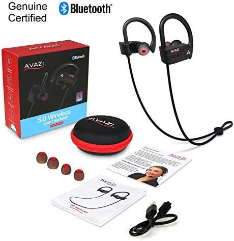 AVAZI Bluetooth 5.1 Kablosuz Kulaklıklar, Spor IPX7 Su Geçirmez Oyun Kulaklıkları, Zengin Bas HiFi Stereo Kulak İçi Kulaklıklar,