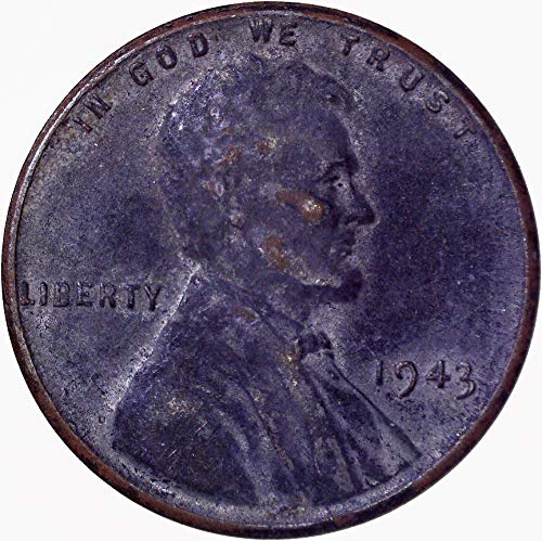 1943 Çelik Lincoln Buğday Cent 1C Çok İnce