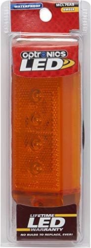 Refleks ile Optronics MCL76AS Amber LED Marker Gümrükleme ışık
