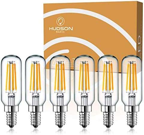 Hudson 4W LED Şamdan Ampul (6 Paket) - 3000K Kısılabilir T6 / U Şekilli Sıcak Beyaz Avize Ampuller ( 40W Eşdeğeri) - E12 Küçük