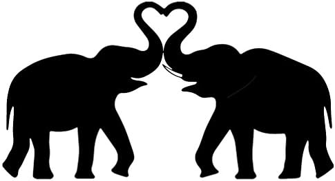 Filler Aşk Kalp Siluet 6 Vinil Sticker Araba Çıkartması (6 Beyaz)