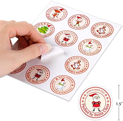 WhatSign noel hediye Etiketleri Etiket Noel Sticker Hediye Etiketleri Zarf Mühür Çıkartmalar Merry Christmas hediye paketi