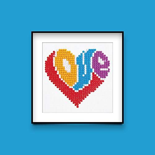 Needleart Dünya Aşk Elmas Nakış Kiti, Çok Renkli