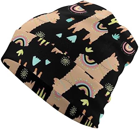 WEEDKEYCAT Llamas Veya Alpaka Beanie Şapka Tasarımları ile Erkek Kadın Kafatası Kap Kış Sıcak