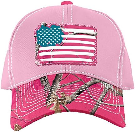 Buck Sıcak Pembe Bayrak Şapka Giymek