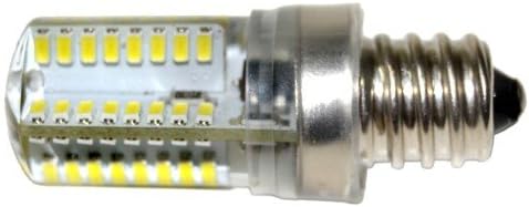 Elna için HQRP 7/16 110V LED Ampul Soğuk Beyaz 250/255 / 300/410 / 450/1400 / 1500 Dikiş Makinesi Artı HQRP Coaster