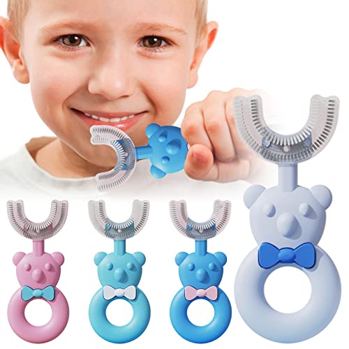 Çocuklar için Diş Fırçası U - Tipi Modelleme Diş Fırçası, Fan şeklinde Çocuk U - şekilli Diş Fırçası