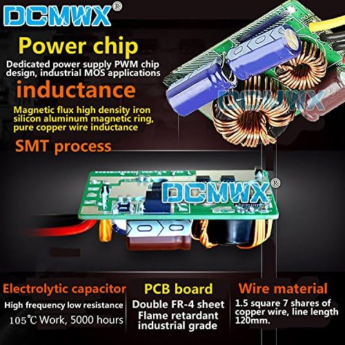 DCMWX buck gerilim dönüştürücüler 48V36V dönüşümü 6 V adım aşağı araba güç çeviriciler Giriş DC30V-58V Çıkış 6V1A2A3A5A6A8A9A10A12A13A14A15A