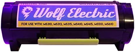Wolf Electric Uyumlu Lazer Toner Kartuşu-Lexmark 501H Yüksek Verim (50F1H00)