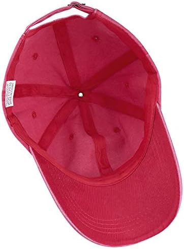 Glamorstar Klasik Unisex beyzbol Şapkası Ayarlanabilir Yıkanmış Boyalı Pamuk Topu Şapka