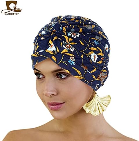 Kadınlar için FADACHY Afrika Saç Eşarp Eşarp Uzun Yumuşak Streç Headwraps 4 Parça