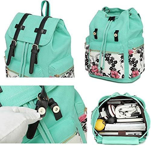 Keten sırt çantası Kadın Kolej Sırt Çantaları Vintage Seyahat Sırt Çantası Kız Okul gizli sakli konusmalar Çiçek 15.6 inç Laptop