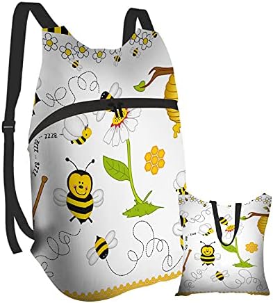 EKOBLA arılar katlanır taşınabilir sırt çantası hafif sırt çantaları kamp açık seyahat Polyester için