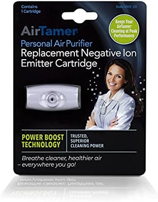 AirTamer Gelişmiş Kişisel Hava Temizleyici Yedek Negatif Iyon Yayıcı Kapakları - AirTamer Modeli A320 için Yapılan (Siyah)