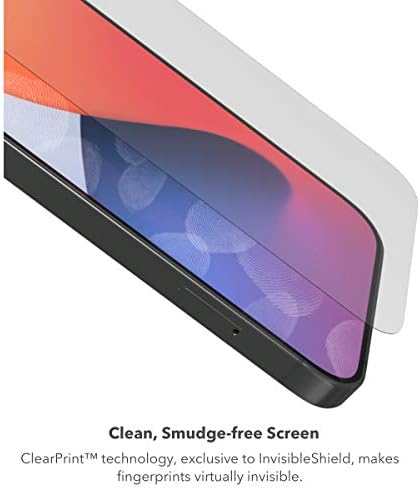 ZAGG InvisibleShield Cam Elite Gizlilik + - Gizlilik Ekran Koruyucu için iPhone 12 Pro Max – 3X Darbe Koruması (200106683)