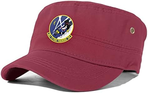 86th Uçan Eğitim Filosu Ordu Kap Ayarlanabilir Düz Üst Kapağı Unisex Askeri Şapka