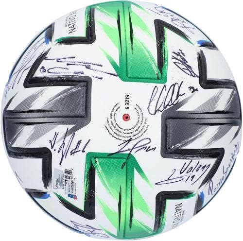 Columbus Crew SC İmzalı Maç-2020 MLS Sezonundan 23 İmzalı Kullanılmış Futbol Topu - AA02020-İmzalı Futbol Topları