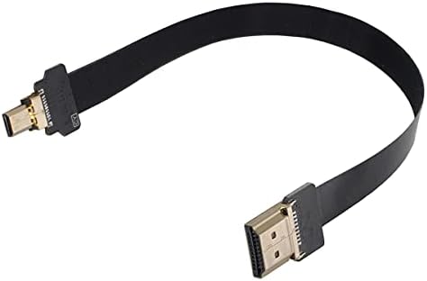 Konnektörler Chenyang Mikro HDMI Uyumlu Erkek CY CYFPV HDMI Uyumlu Erkek Uzatma FPV HDTV Anten için FPC Düz Kablo 1080 P -