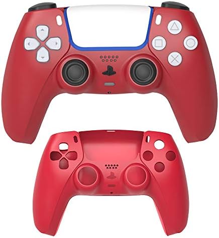 GOTRUTH PS5 için Yedek Kabuk, DIY Yedek Denetleyici Konut Shell Kılıf Seti Playstation 5 Dualsense Kontrolörleri için Ön ve