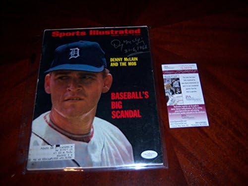 Denny Mclain Detroit Tigers Jsacoa İmzalı Sports Illustrated İmzalı Major League Baseball Dergileri