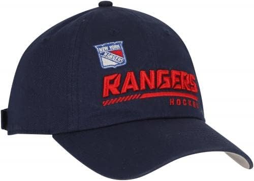 Colin Blackwell New York Rangers Oyuncusu-2021 NHL Sezonundan 43 numaralı Donanma Şapkasını Giydi-Diğer Oyun NHL Öğelerini