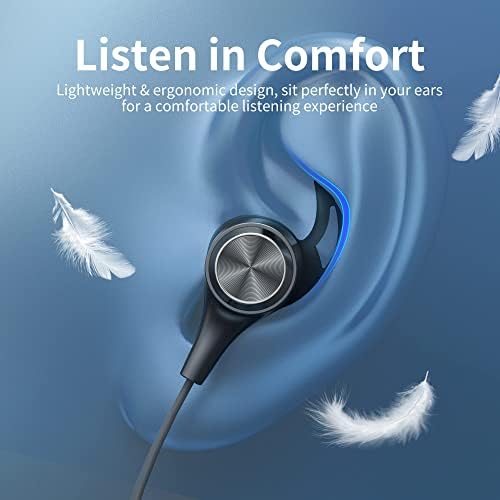 Kablosuz Kulaklıklar, Bluetooth 5.0 IPX7 Su Geçirmez 16 Saat Çalma Süresi Bluetooth Kulaklıklar, Manyetik Bağlantılı, Koşu
