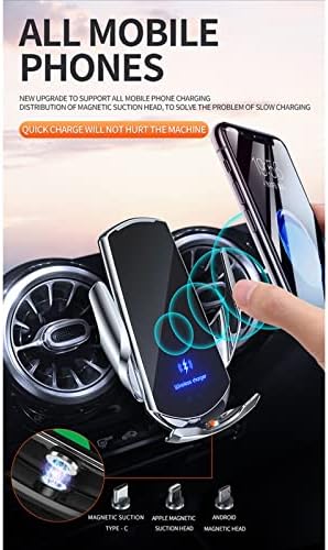 Q3 Araba Kablosuz Şarj Cep telefonu Tutucu Indüksiyon Açılış ve Kapanış Araç Navigasyon Özel Araç Tutucu Kablosuz Şarj (Altın)