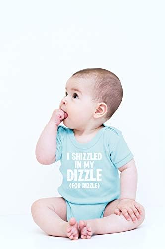 Ben Shizzled içinde benim Baş Dönmesi için Rizzle-Komik bebek Hediye-Sevimli Bebek Tek Parça Bebek Bodysuit