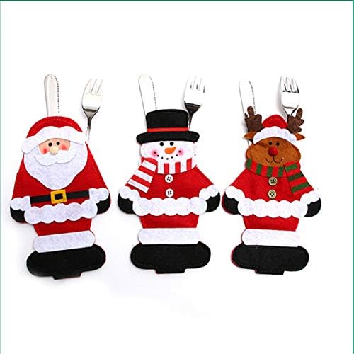 Yolculuk stüdyo Noel Sofra Sahipleri Kar Tanesi Noel Baba Elk Dekorasyon Sofra Cepler, Kardan Adam