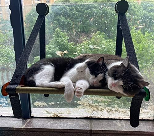 pidan Kedi Pencere Levrek Kedi Hamak için Kapalı Büyük Kediler Ağır, Asılı Kedi Yatak için Pencere, küçük Köpekler ve Kitty