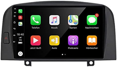 GOJOHO Android 11.0 Radyo Hyundai Sonata NF 2004-2008 ıçin 9 inç Tesla Tarzı Araba ın-Dash GPS Navigasyon IPS Dokunmatik Ekran